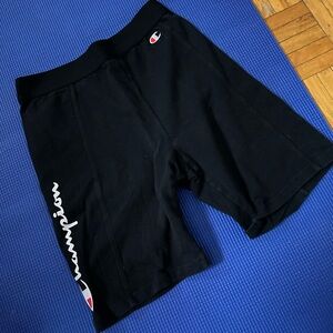 Champion Black Biker Shorts
